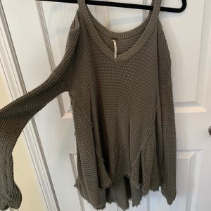 Free People Off-Shoulder Sweater